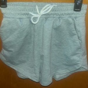 XS grey shein shorts